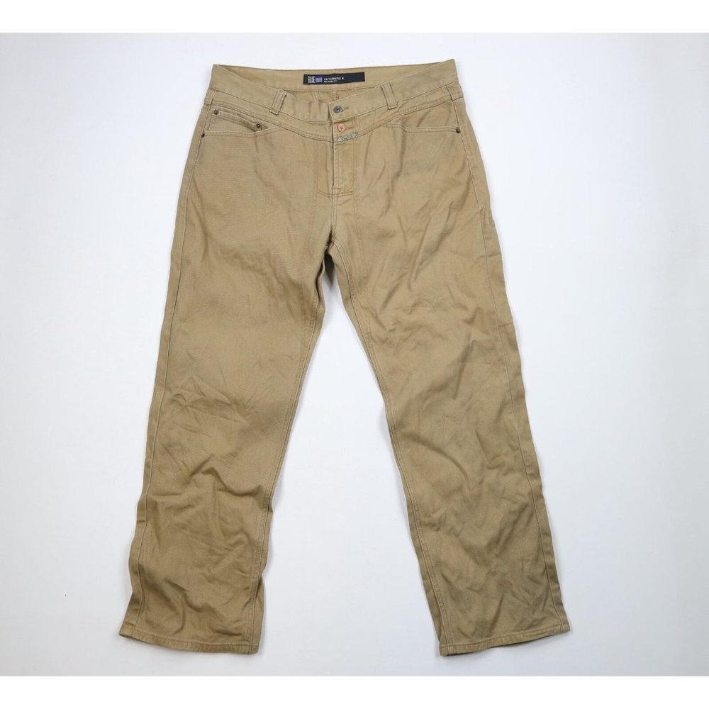Vintage 90s Marithe Francois Girbaud Mens 38x32 Distressed Baggy Wide Leg Jeans